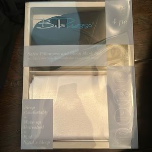 Bella Russo Satin Pillowcase & Sleep Mask Set